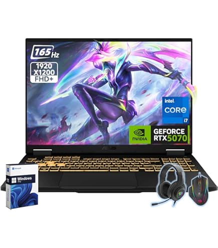 Amazon.com: ASUS TUF F16 Gaming Laptop, GeForce RTX 5070, Intel i7